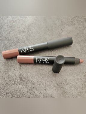 2 Full Size Nars DECIBEL Velvet Matte Lip Lipstick Pencil .08 oz each NWOB!